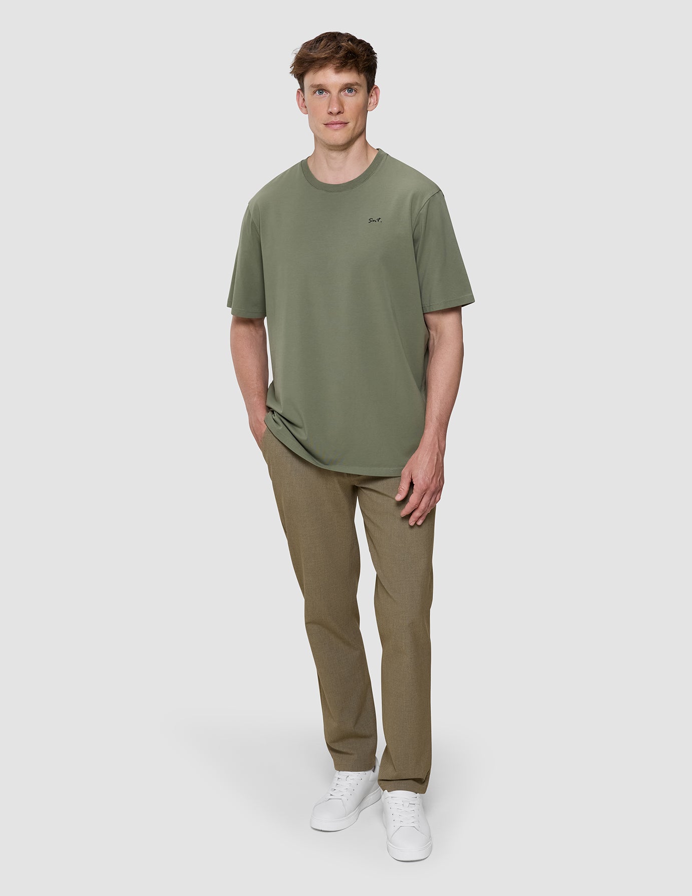 Supima T-shirt Box Fit Legacy Clover Green